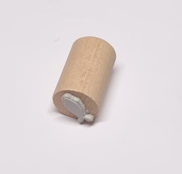 Preview: Holzstempel Erstkommunion / Firmung - Fisch Mini